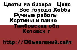 Цветы из бисера › Цена ­ 500 - Все города Хобби. Ручные работы » Картины и панно   . Тамбовская обл.,Котовск г.